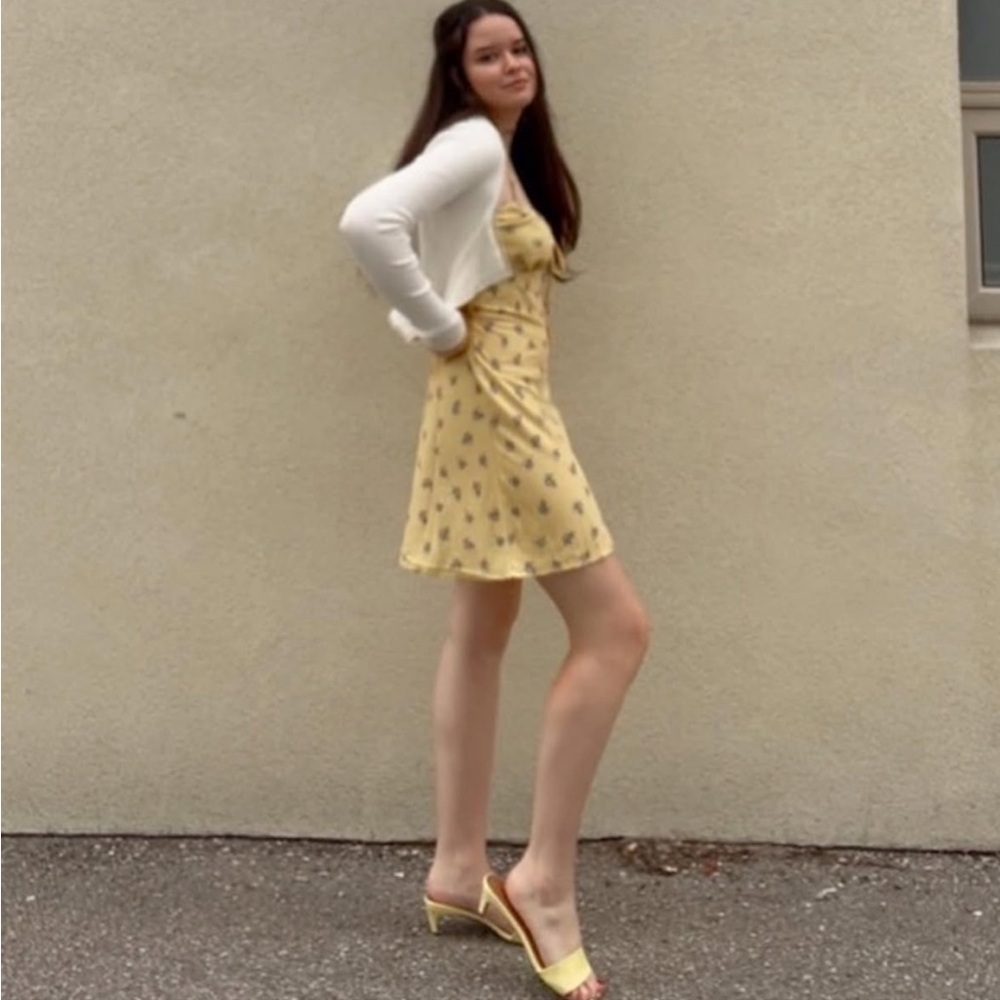 Call It Spring Yellow Women's Sandals - Picture 2 of 4